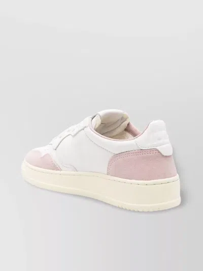 Autry Medalist Low Sneakers Leather Suede In White