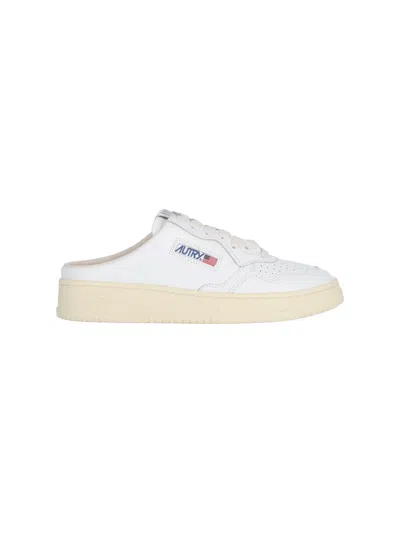 Autry "medalist Low" Sneakers Mules In White