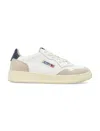 Autry Panelled Lace-up Sneakers In White