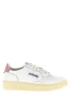 Autry Medalist Low Sneakers Pink In White