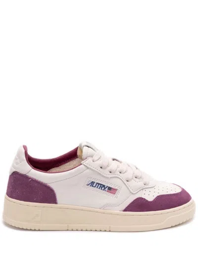 Autry Medalist Low Sneakers In Purple