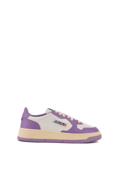 Autry Medalist Low Sneakers In Purple
