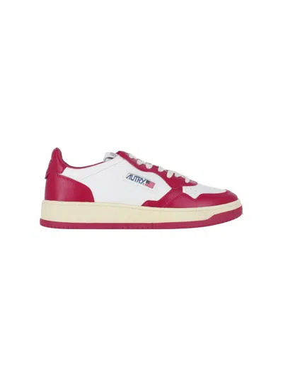 Autry "medalist" Low Sneakers In Red