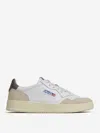 Autry Medalist Low-top Sneakers With Suede Accents In White