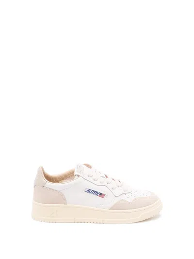 Autry `medalist Low` Sneakers In Neutral