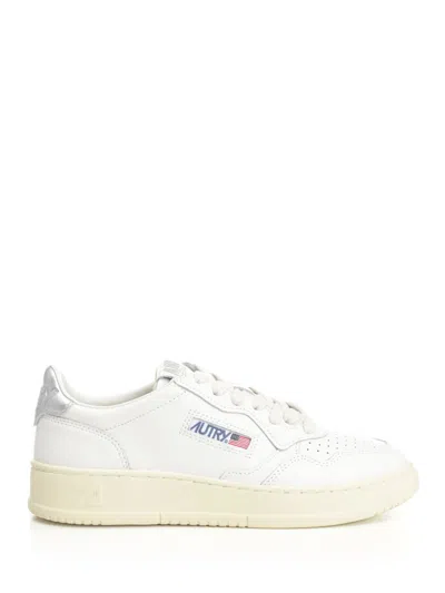 Autry Medalist Low Sneakers Silver In Multi