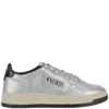 Autry Medalist Lace-up Sneakers In Silver