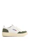 Autry Medalist Leather Sneakers In White