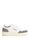 Autry Low Sneaker With Contrast Panels And Perforated Toe