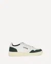 Autry Goatskin And Suede Medalist Low Sneakers In White