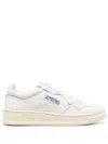 Autry Low-top Sneakers With Minimalist Design And Elevated Sole In White