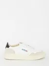 Autry Beige Lace Up Sneakers In Black