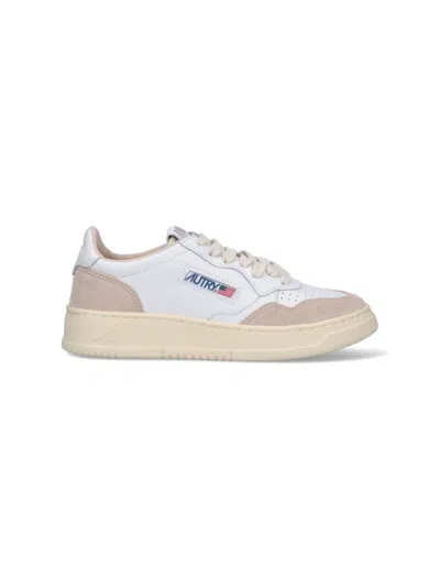 AUTRY AUTRY "MEDALIST" LOW SNEAKERS – WHITE