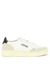 Autry Beige Lace Up Sneakers In Black