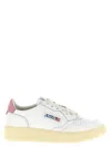 Autry Medalist Low Sneakers Pink In White