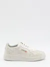 Autry Medalist Rhinestone Sneakers In White