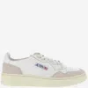 Autry White Leather And Suede Sneakers In White