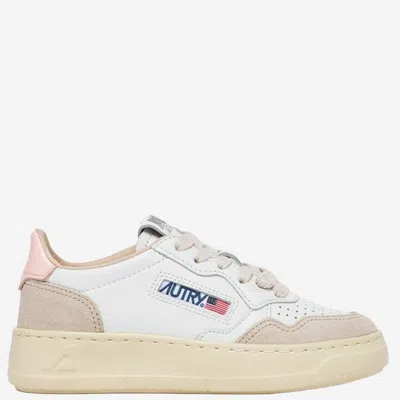 Autry Kids' Medalist Low Sneakers In White