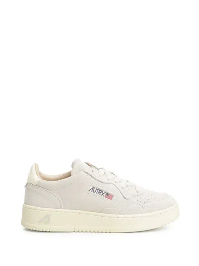 Autry Low-top Suede Sneakers Perforated Detailing In Multi
