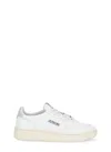 Autry Smooth Leather Sneakers With Rounded Toe In White