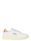 Autry 'medalist' White Low Top Sneakers With Logo Patch On Tongue And Side In White