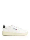 Autry White Medalist Low Leather Sneakers In Multi