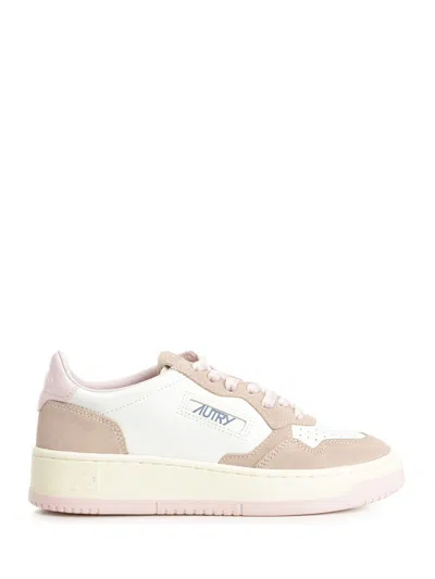 Autry Medalist Low Sneakers White In Animal Print