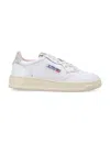 Autry Sneakers  "medalist Low" In White Snake