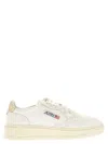 Autry Medalist Low Sneakers In White/gold
