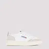 Autry Medalist Low Sneakers In Wht Silver