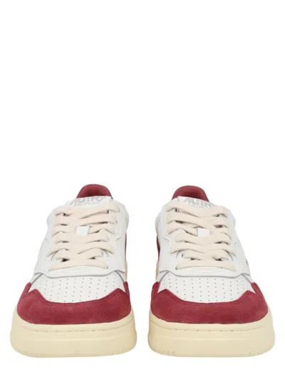 Autry Medalist Low Suede Leather Sneakers In Multi