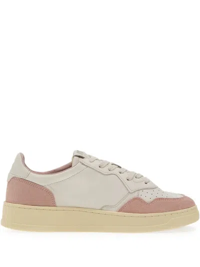 Autry Medalist Low Suede Panelled Sneakers