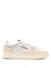 Autry Low Top Sneakers In Calf Leather In Neutral