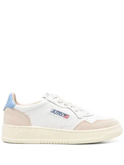 Autry "medalist Low" Suede Sneakers In Multi