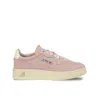 Autry Medalist Low Suede Sneakers In Pink