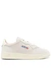 Autry Soft Grey Suede Sneakers With Perforated Upper In Neutral