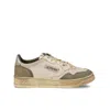 Autry Leather Super Vintage Low Sneakers In Brown