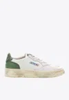 Autry Round Toe Sneakers Featuring Perforated Front In Multi