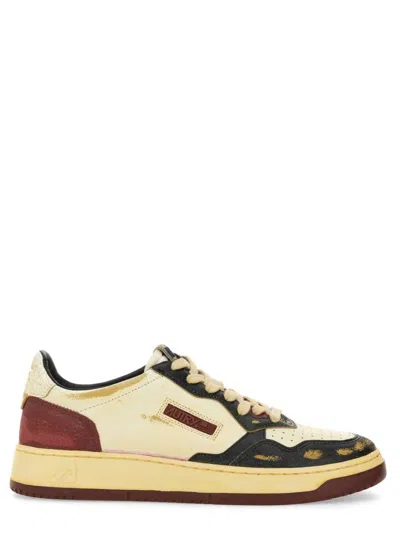 Autry Medalist Low Super Vintage Sneakers In Brown