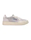 Autry Low Vint Sup Sneakers In Grey White