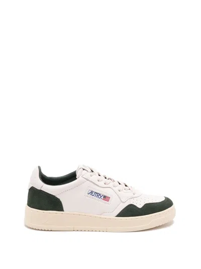 Autry `medalist` Low-top Sneakers In Green