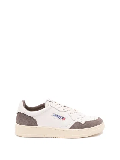 Autry `medalist` Low-top Sneakers In Gray