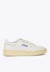Autry White Low-top Sneakers With Iconic Branding