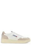 Autry 'medalist' White Low Top Sneakers With Logo Patch On Tongue And Side In .
