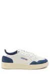 Autry Medalist Sneakers In White And Blue Leather In Multi