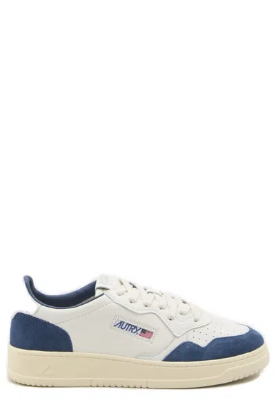 AUTRY WHITE AND BLUE SNEAKERS