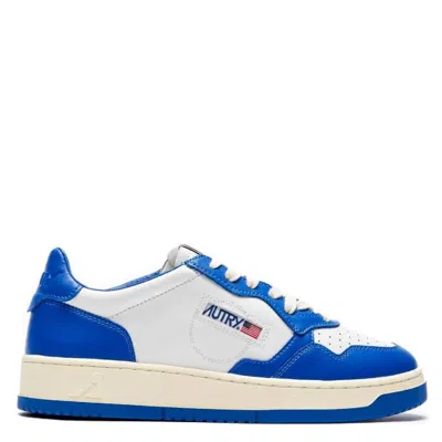 Autry Logo Colour-block Sneakers In Blue