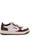 Autry Medalist Leather Low-top Sneakers In Braun