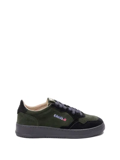 Autry Sneakers Medalist Low Bicolor In Green