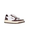 Autry Medalist Leather Low-top Sneakers In Leat/leat Wht/chestnut
